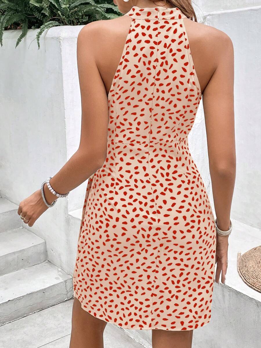 Printed Halter Dress – product image 20