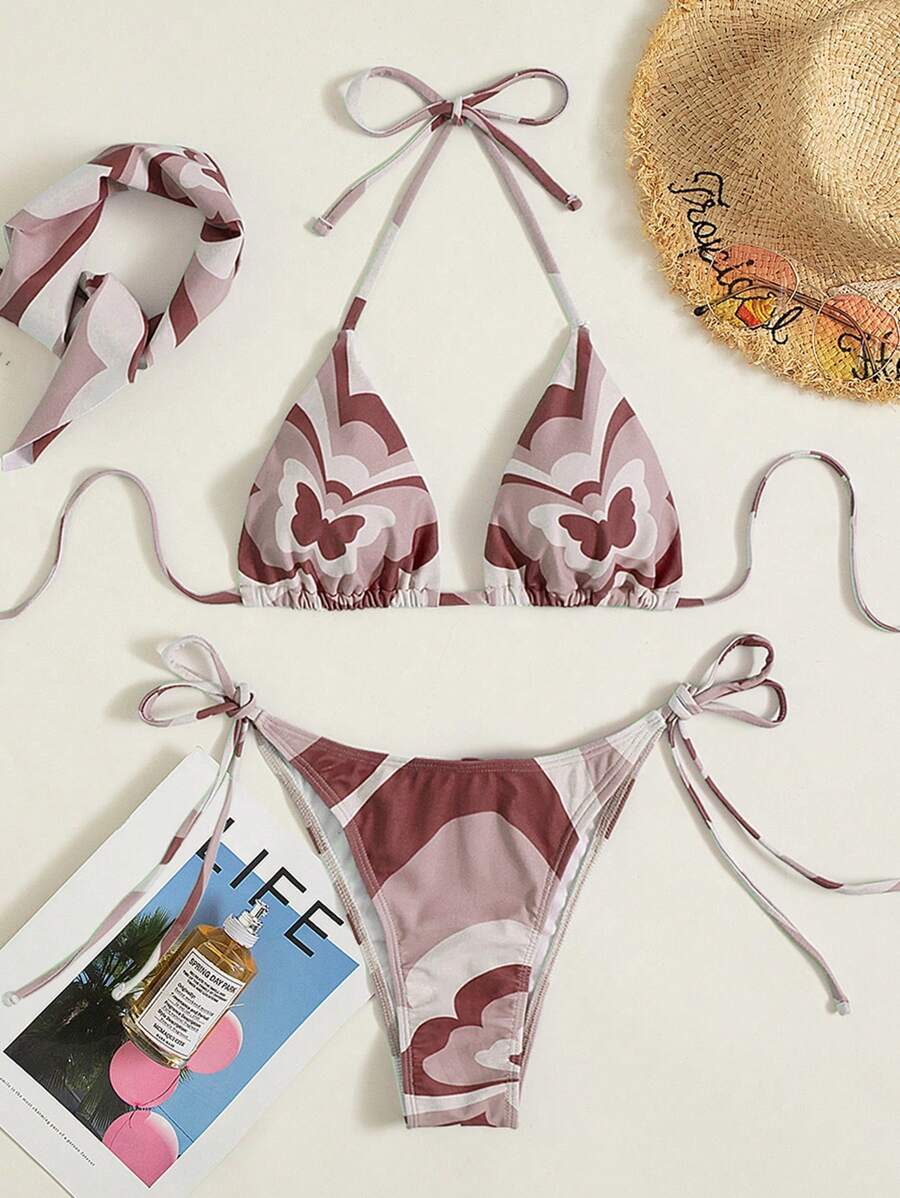 Swim Butterfly Print Bikini Set – product image 12