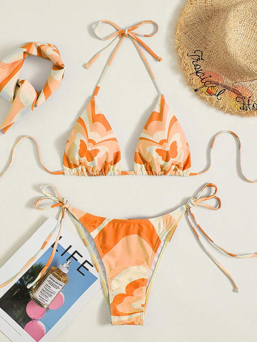 Swim Butterfly Print Bikini Set – product image 7