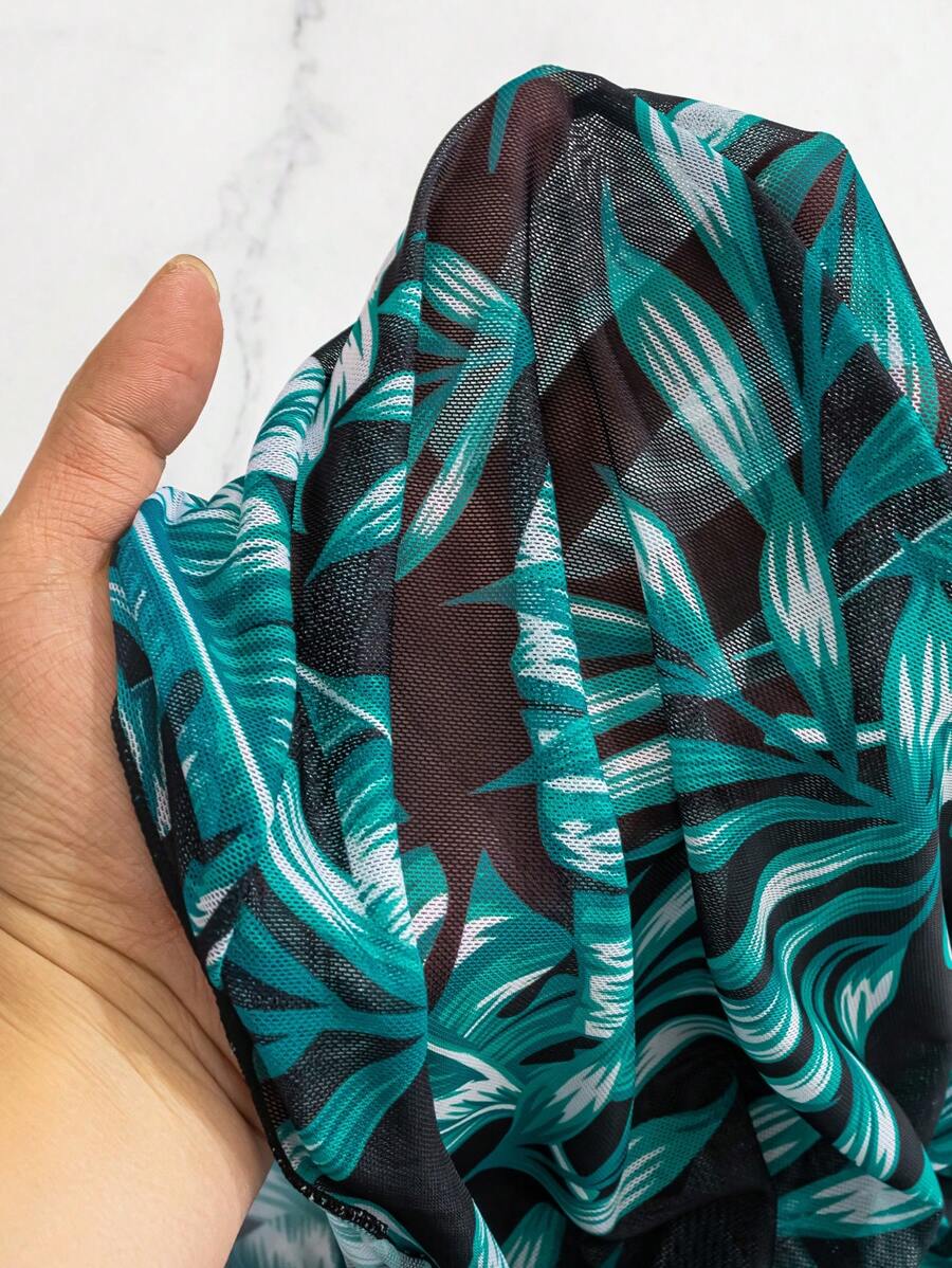 Swim Tropical Print Swimwear Set – product image 9