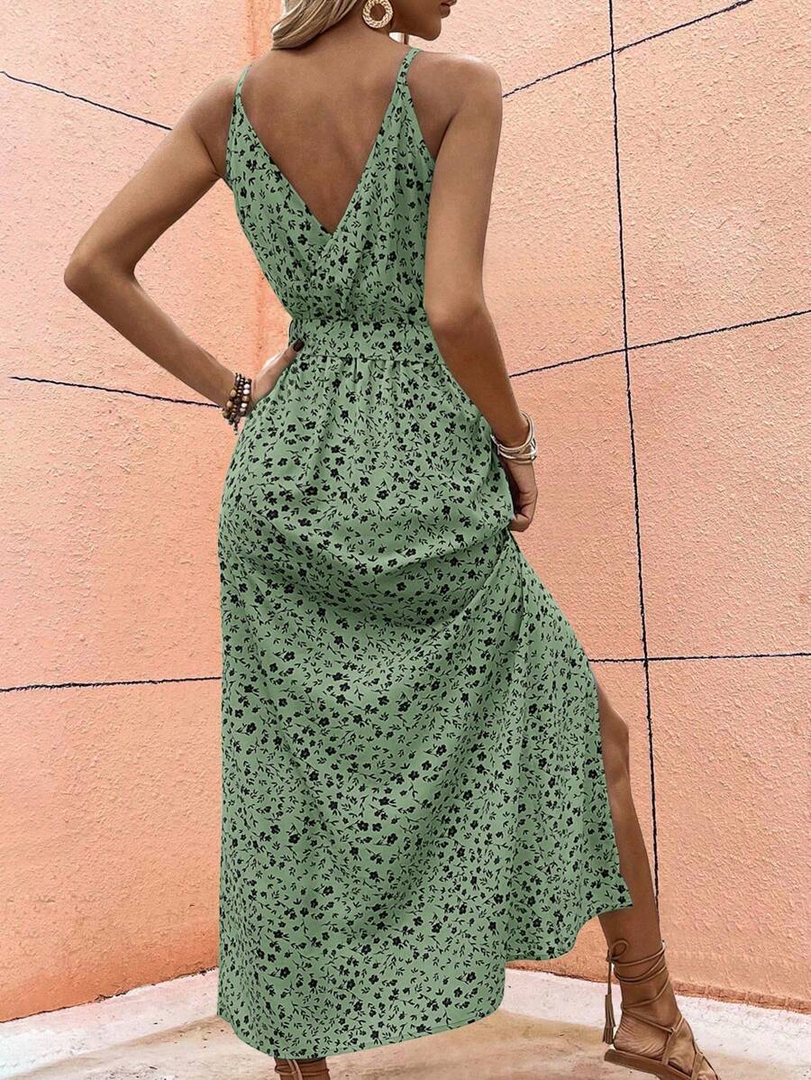 Floral Maxi Dress with Slit – product image 8