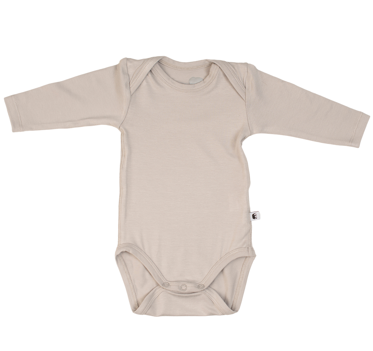 Bambu-body långärmad – grå