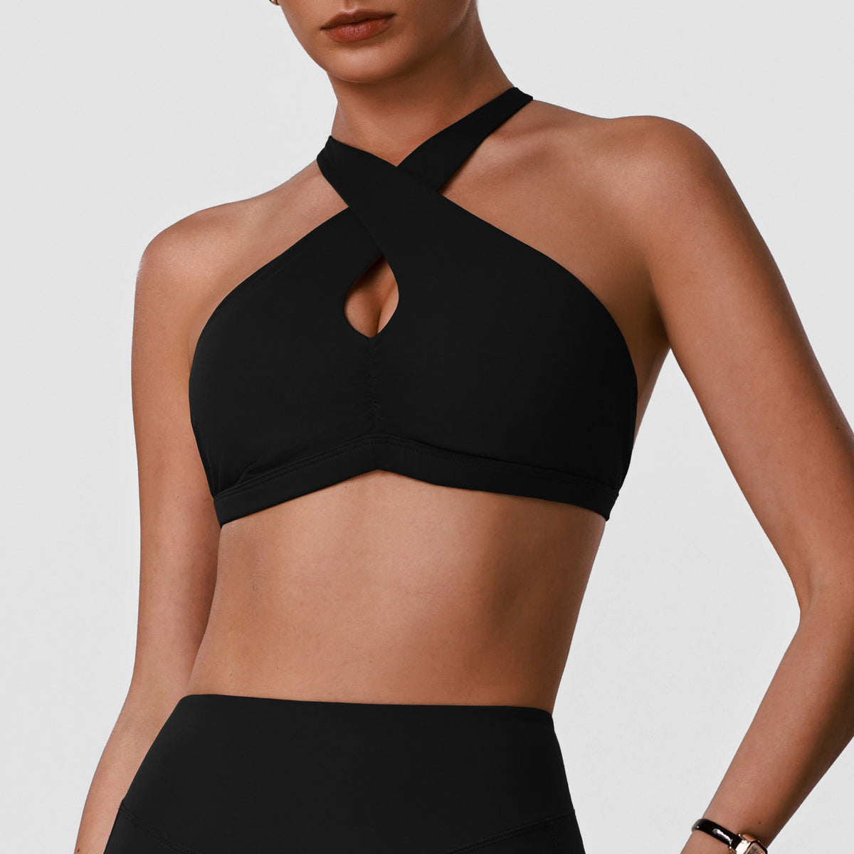 Sport-BH med halterneck