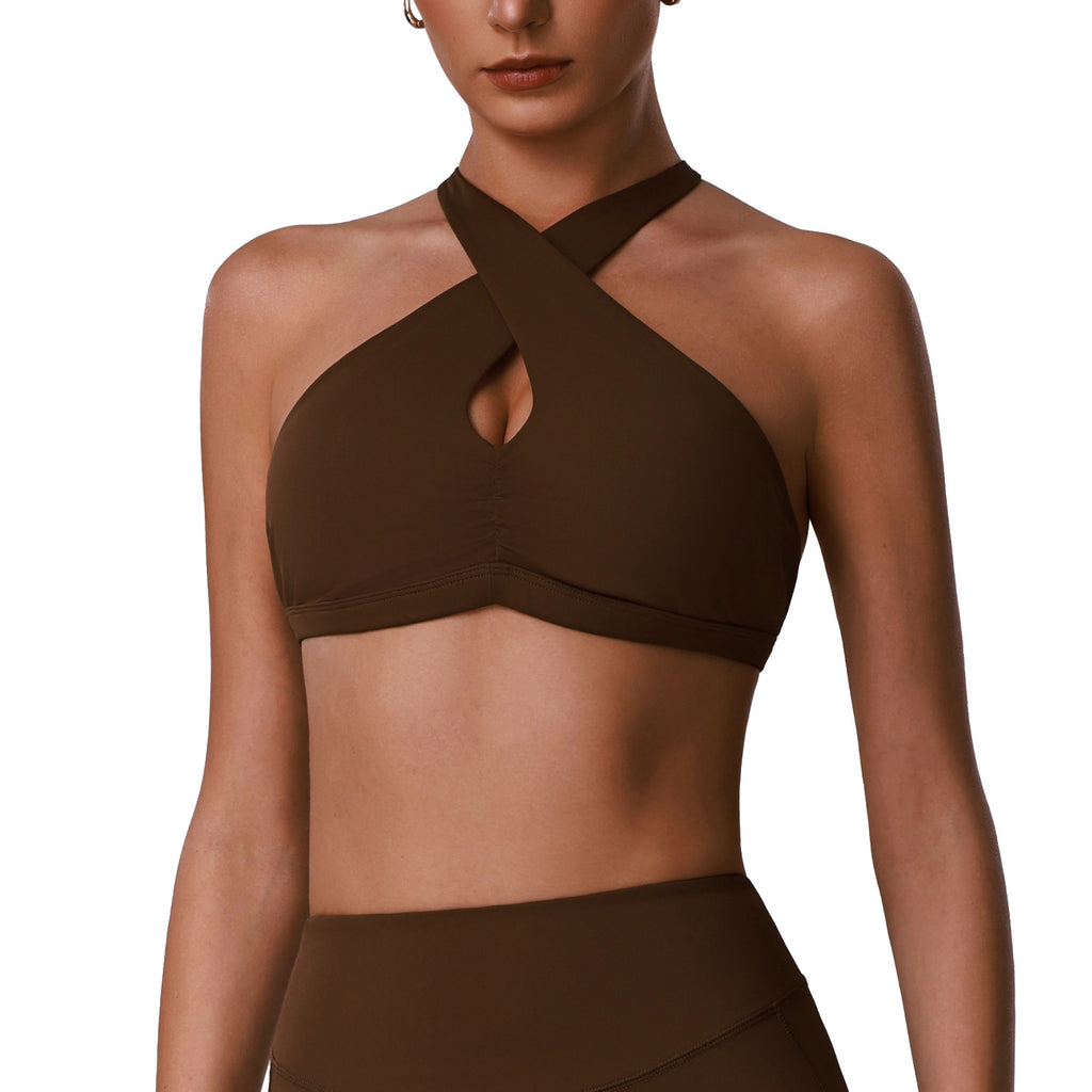 Sport-BH med halterneck